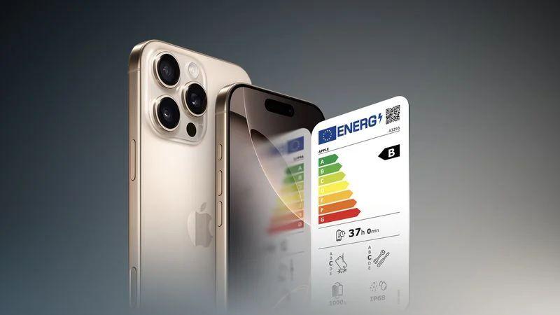 苹果在欧洲推出iPhone和iPad能效标签，自愿降级至B级